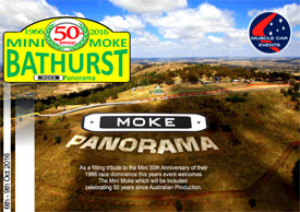 A photoshop picture of the Mount Panorame sign on the hill called Mokeoramma